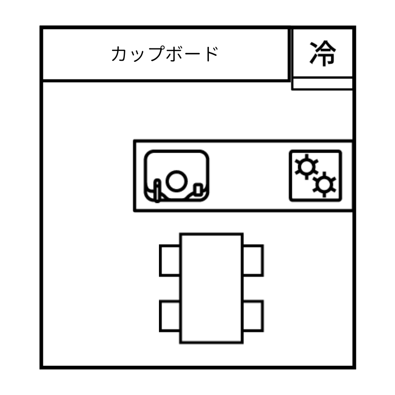 対面キッチンの冷蔵庫は手前 奥 使いやすいレイアウト Zuborashiki